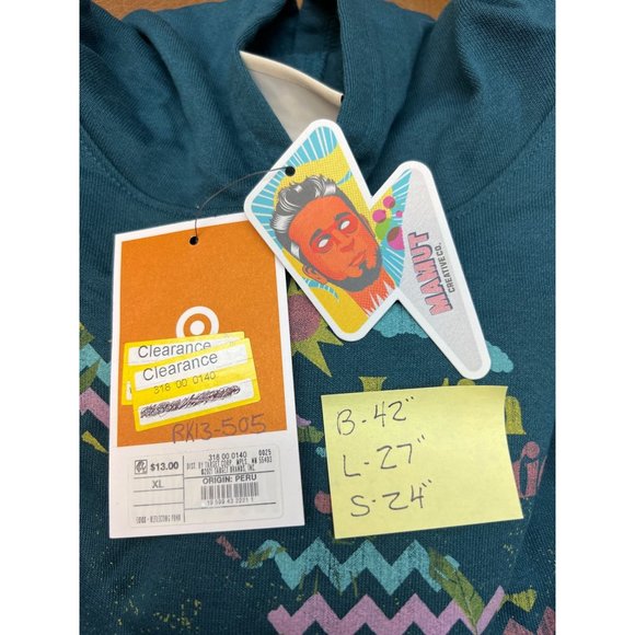 Latino Heritage Month Kids' Latin America Hooded Sweatshirt - Navy XL - Picture 7 of 8